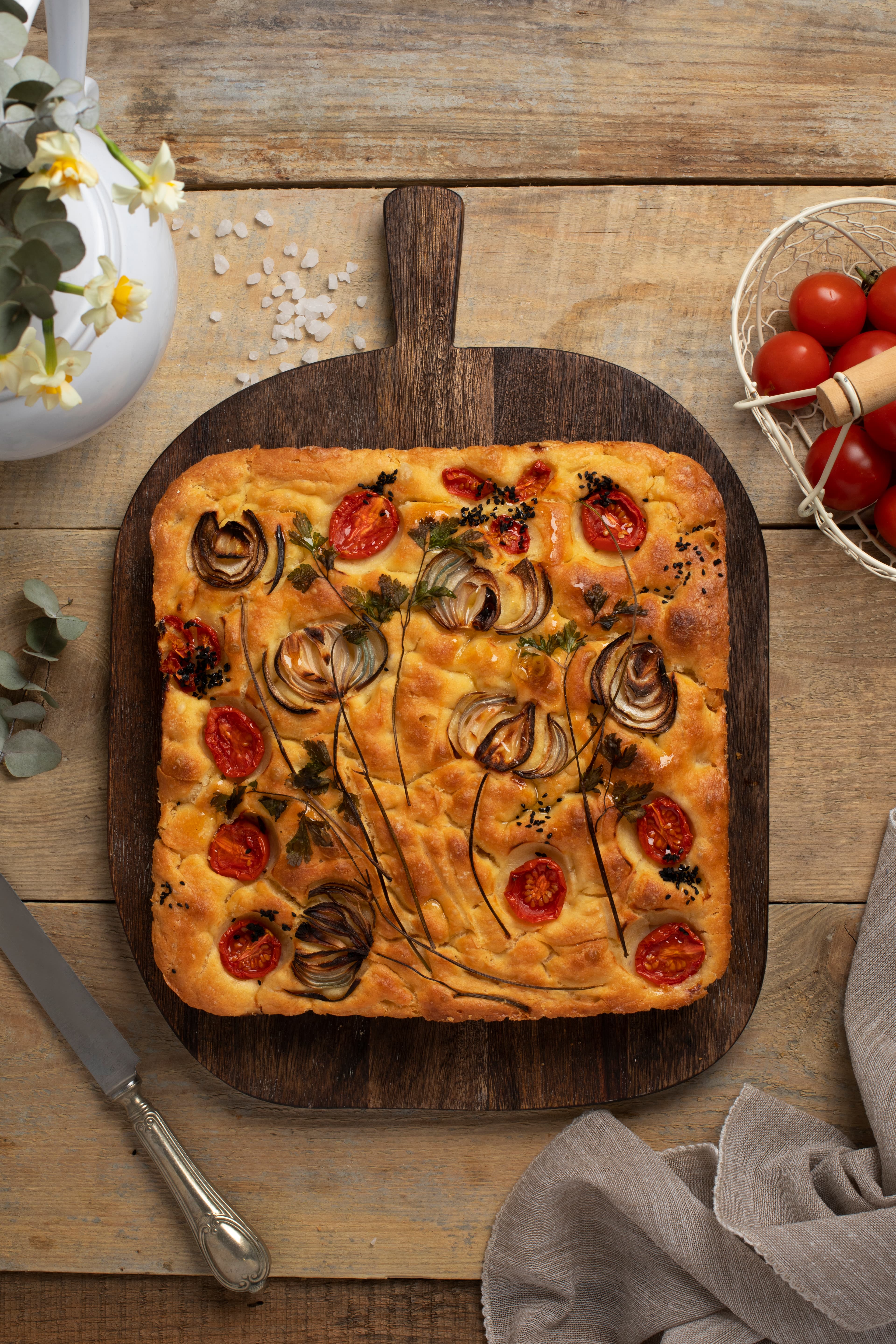 Focaccia casera
